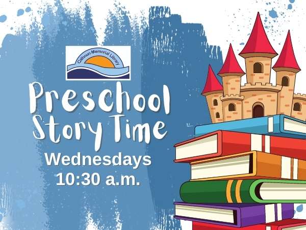 Preschool Story Time Wednesdays