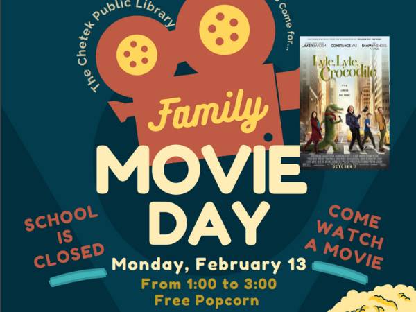 Family Movie Day February 13: Lyle, Lyle Crocodile