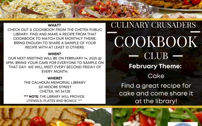 Culinary Crusaders Cookbook Club!