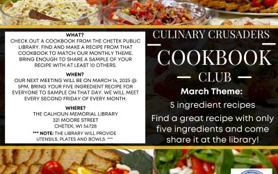 Culinary Crusaders Cookbook Club!