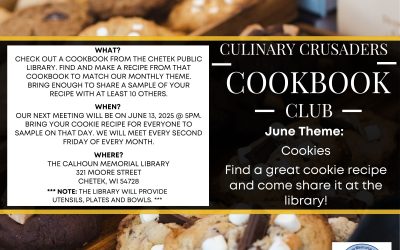 Culinary Crusaders Cookbook Club!