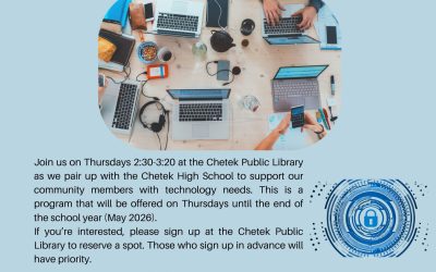 Technology Tutoring is Back!